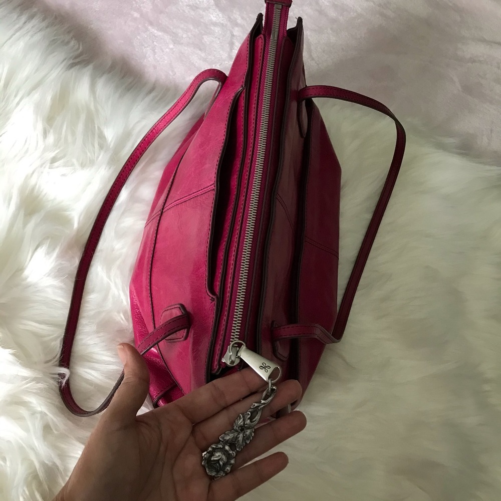 Hobo international red leather shoulder bag - Picture 6 of 8